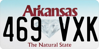AR license plate 469VXK