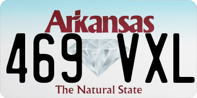 AR license plate 469VXL