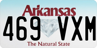 AR license plate 469VXM