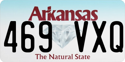 AR license plate 469VXQ