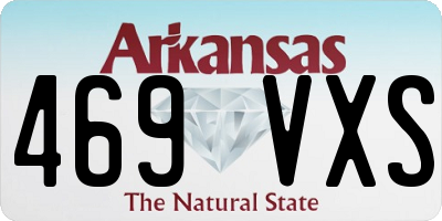 AR license plate 469VXS