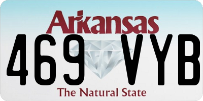 AR license plate 469VYB