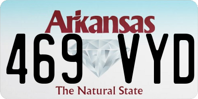 AR license plate 469VYD