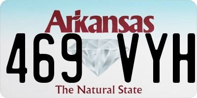 AR license plate 469VYH