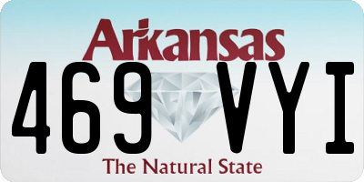AR license plate 469VYI