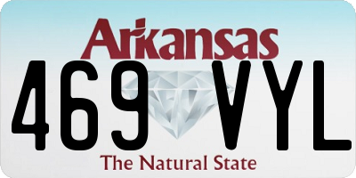 AR license plate 469VYL