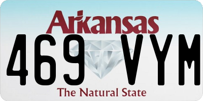 AR license plate 469VYM
