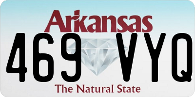 AR license plate 469VYQ