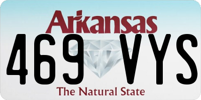 AR license plate 469VYS