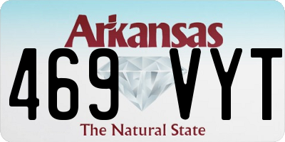 AR license plate 469VYT