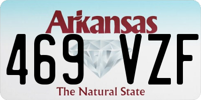 AR license plate 469VZF
