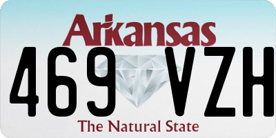 AR license plate 469VZH