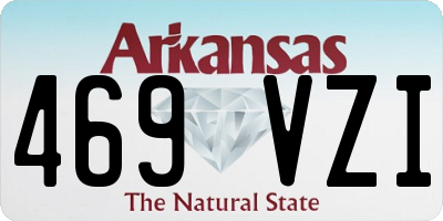 AR license plate 469VZI
