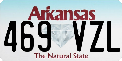 AR license plate 469VZL