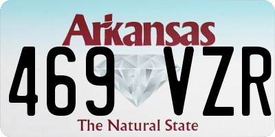 AR license plate 469VZR