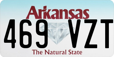 AR license plate 469VZT