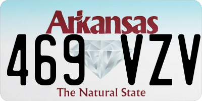 AR license plate 469VZV