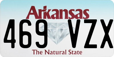 AR license plate 469VZX