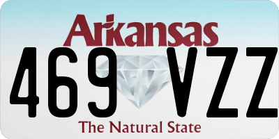 AR license plate 469VZZ