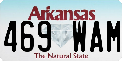AR license plate 469WAM