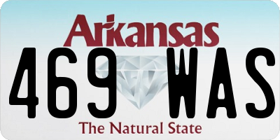 AR license plate 469WAS
