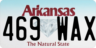 AR license plate 469WAX