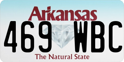 AR license plate 469WBC