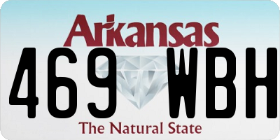 AR license plate 469WBH
