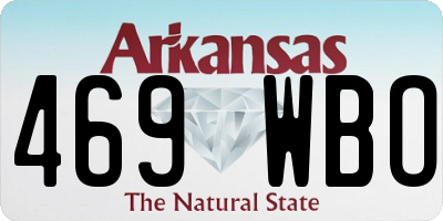 AR license plate 469WBO