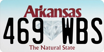 AR license plate 469WBS