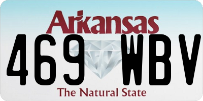 AR license plate 469WBV