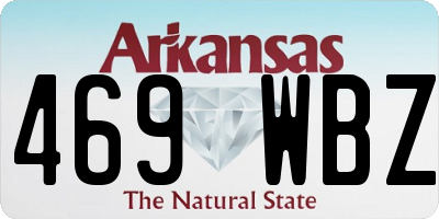 AR license plate 469WBZ