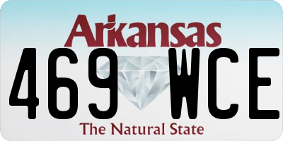 AR license plate 469WCE