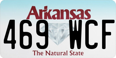 AR license plate 469WCF