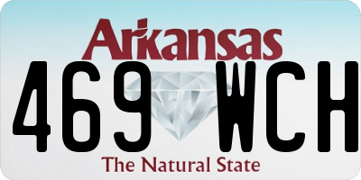 AR license plate 469WCH