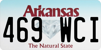 AR license plate 469WCI