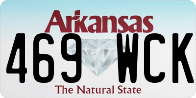 AR license plate 469WCK