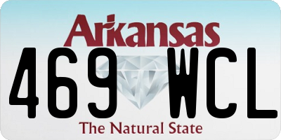 AR license plate 469WCL