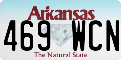 AR license plate 469WCN