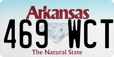 AR license plate 469WCT
