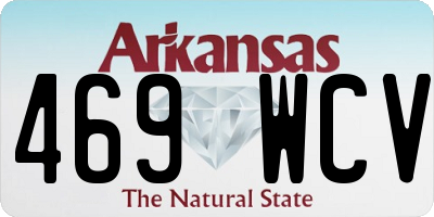 AR license plate 469WCV