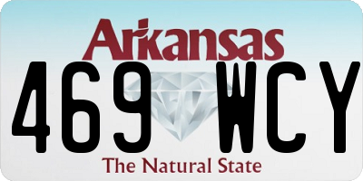 AR license plate 469WCY