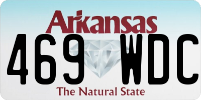 AR license plate 469WDC