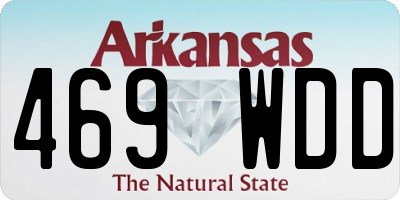 AR license plate 469WDD