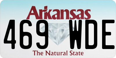AR license plate 469WDE