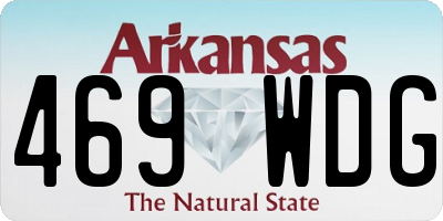 AR license plate 469WDG
