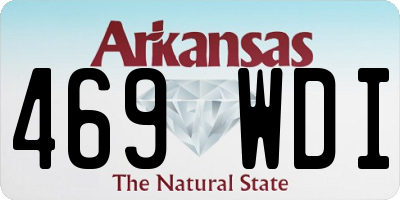 AR license plate 469WDI