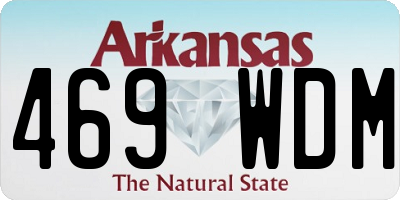 AR license plate 469WDM