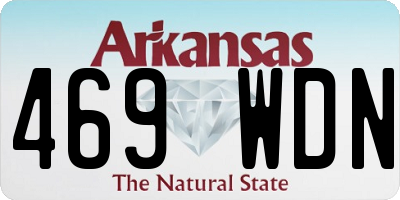 AR license plate 469WDN