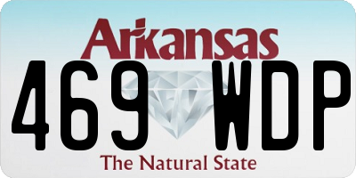 AR license plate 469WDP